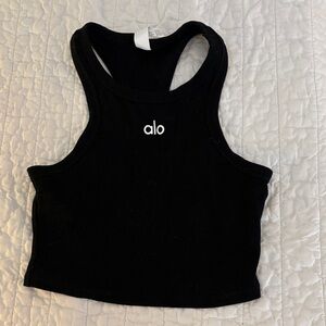 ALO Yoga Black Crop Top
